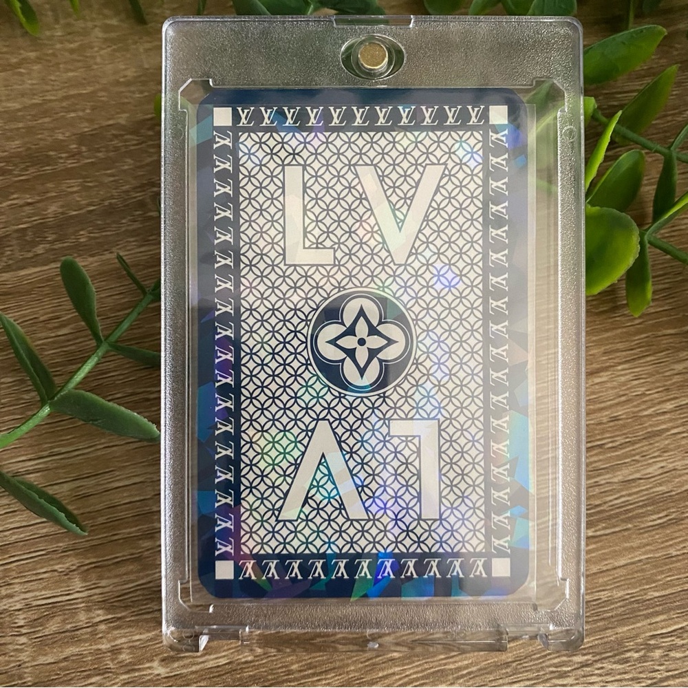 Louis Vuitton - Playing Card 4♣️ BLUE